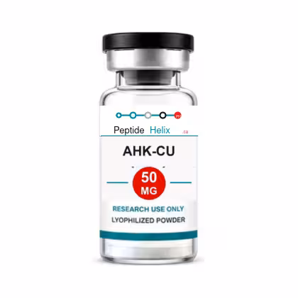 AHK-CU 50 MG PeptideHelix.ca clear 3 mL vial