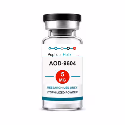 AOD-9604 5 MG PeptideHelix.ca clear 3 mL vial