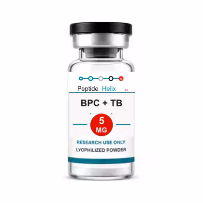 BPC + TB 5 MG PeptideHelix.ca clear 3 mL vial