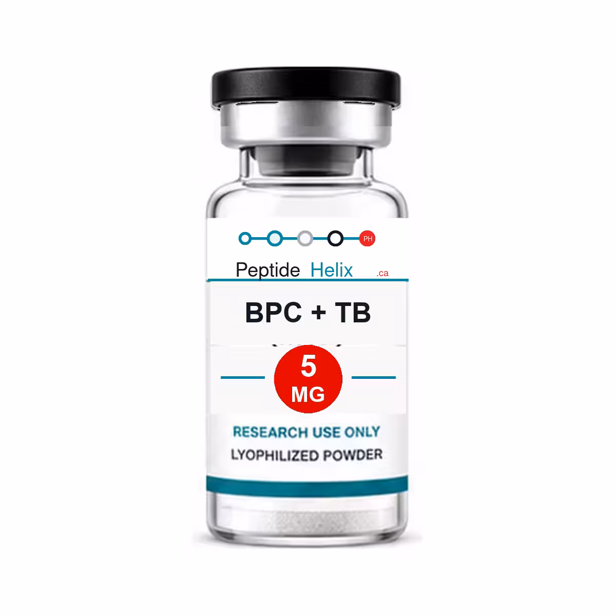 BPC + TB 10 MG + 10 MG Peptide Helix vial