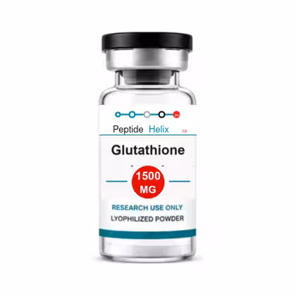 Glutathione 1500 MG PeptideHelix.ca clear 3 mL vial
