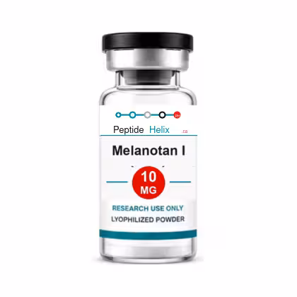 Melanotan I 10 MG PeptideHelix.ca clear 3 mL vial