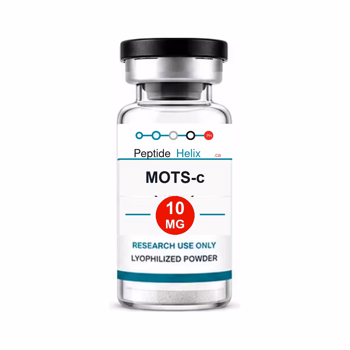 MOTS-c product vial image for metabolic research peptide: MOTS-c is commonly studied for mitochondrial signaling and metabolic regulation.