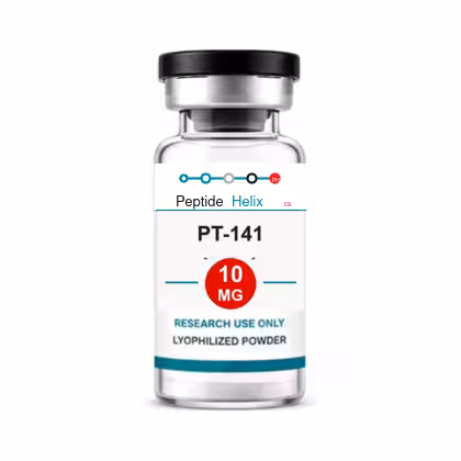 PT-141 10 MG PeptideHelix.ca clear 3 mL vial