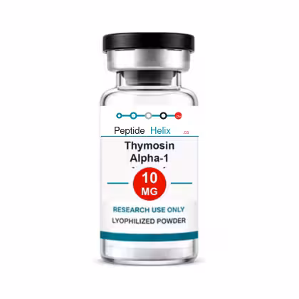 Thymosin Alpha-1 10 MG PeptideHelix.ca clear 3 mL vial